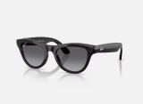 Ray-Ban Meta Skyler Gen 2 High Bridge Fit Shiny Black Polarized Gradient Graphite 52-20