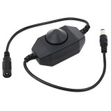 Variator dimmer de tensiune 12V /2A montaj pe fir cu mufa mama-tata 5.5x2.1 mm