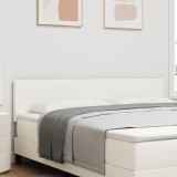 VidaXL Tăblie design simplu crem 180 cm din stofă de corduroy