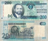 2011 (16 VI), 200 meticais (P-152a) - Mozambic!