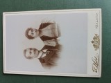 fotografie de epoca .Distinsa pereche ,atelier fotografic F HILD - GALATZ ,cunoscut .
