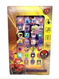 Telefon educativ interactiv pentru copii model SpiderMan cu sunete si lumini