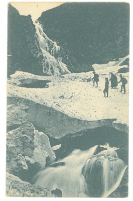 5611 - BALEA, Sibiu, Cascada, Waterfall, Romania - old postcard - unused - 1917 foto