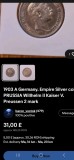 Germania 2 marci ) zwei mark ) 1903 A , Argint