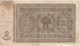 Bancnota 2 rentenmark 1937 - Germania