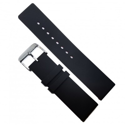 Curea ceas Morellato - Tunguska Silicone Black / Red- 22mm - A01X5396187883CR foto