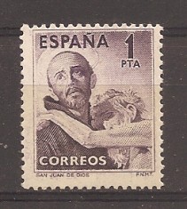 Spania 1950 - 400 de ani - San Juan de Dios, MNH
