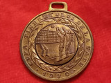 Medalie-placheta UTC-Volei-Cupa Tineretului de la sate-locul III anul 1970