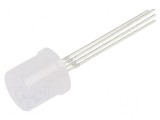 LED RGB 10mm 68-100mcd, 150-220mcd, 330-500mcd, unghi de 180&deg;, Nr. term: 4, Optosupply