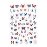 Abtibilduri unghii SensoPRO Milano Butterfly Space, model CA478
