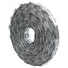 VidaXL S&acirc;rmă Spinoasă 50 m BTO-22 Oțel Galvanizat