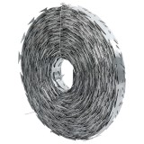 vidaXL S&acirc;rmă Spinoasă 50 m BTO-22 Oțel Galvanizat
