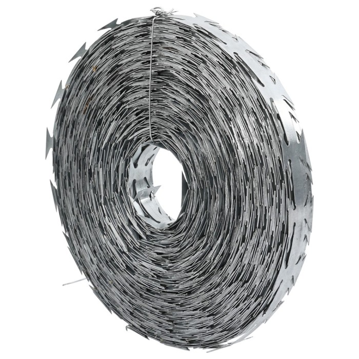 vidaXL S&acirc;rmă Spinoasă 50 m BTO-22 Oțel Galvanizat