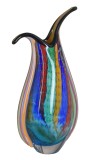 Vaza de sticla multicolora Murano LUP225