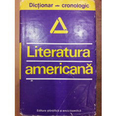 Literatura americana. Dictionar cronologic