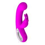 Vibrator Rabbit Webb, Roz, 21 cm, Pretty Love