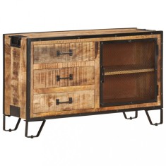 Dulap, 100x31x60 cm, lemn masiv de mango nefinisat