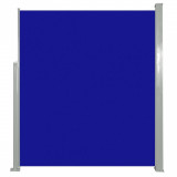 Copertină laterală retractabilă, albastru, 160x500 cm