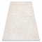 Covor modern DUKE 51541 crem - Geometric, structurat, foarte moale, franjuri, 200x290 cm