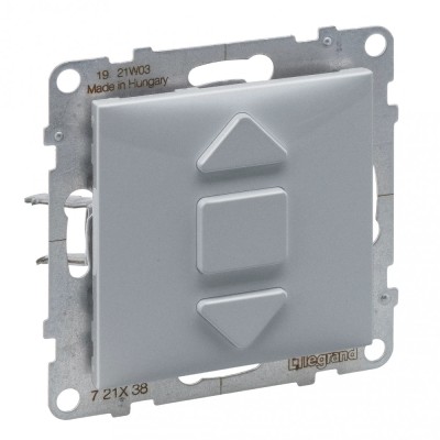 Intrerupator jaluzele 6A Legrand Suno aluminiu 721338 foto