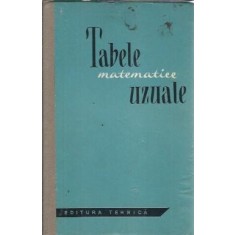 Tabele matematice uzuale (cartonata)