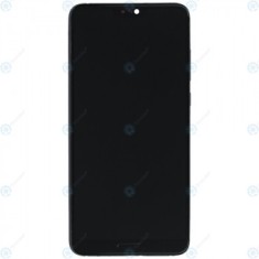 Huawei P20 Pro (CLT-L09, CLT-L29) Capac frontal modul display + LCD + digitizer negru