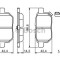 Set placute frana,frana disc TOYOTA URBAN CRUISER (NSP1, NLP1, ZSP1, NCP11) (2007 - 2016) BOSCH 0 986 494 255