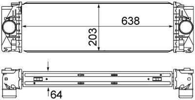 MAHLE CI 369 000S Intercooler, compresor foto
