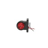 Lampa gabarit rotativ laterale LED alba-rosu 12-24V FR1102 Breckner Germany