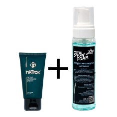 Pachet Vindecare tatuaj - Crema Ingrijire InkTrox + Spuma Curatare UNISTAR - InkTrox 20ml + Spuma