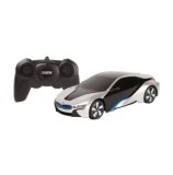 Masinuta cu telecomanda Rastar - BMW I8 argintiu, scara 1:24