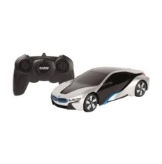 Masinuta cu telecomanda Rastar - BMW I8 argintiu, scara 1:24