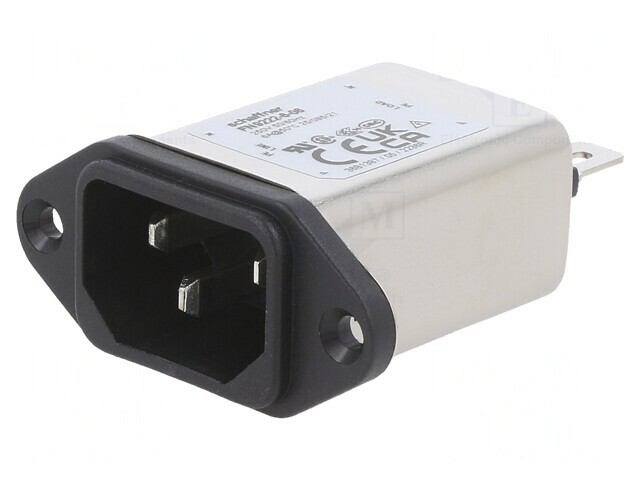 Conector Alimentare AC Soclu Tată C14 6A 250V