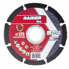 Disc taiere multi-suprafata Raider, 125 x 22.2 mm