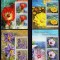 ✅RO 2014 LP 2012 ,&quot;Florile deșertului &quot; - pereche de 2 marci + manseta,MNH