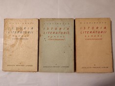 E. Lovinescu - Istoria literaturii rom&acirc;ne contemporane (vol. 1, 2, 3 / I, II, III, 3 vol.) (vezi descriere)