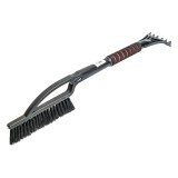 Perie cu racleta pentru geamuri auto, zapada si gheata Nice Touch Slim 62 cm, maner ergonomic antiderapant, Tom-Par, pentru parbriz si oglinzi