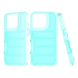 Husa pentru iphone 16 pro, perne de aer, antisoc pro, turquoise