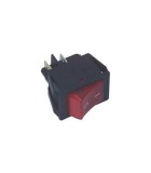 Intrerupator 2 poli 4 pini pornit/oprit - rosu Fixapart