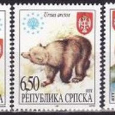 C302 - Serbia (Bosnia si Herzegovina) 1997 - Fauna 3v. neuzat,perfecta stare