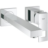 Ornament baterie lavoar perete Grohe Eurocube, pipa 231 mm, crom, 23447000