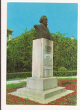 Carte Postala veche - Targu Ocna - Bustul lui C. Negri , necirculata