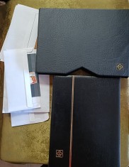 Clasor cu protecție , 32 pagini , 16 file cu timbre