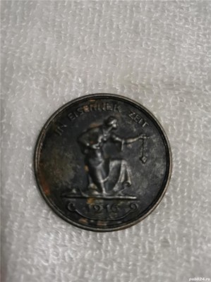 Placheta Germania 1916 foto