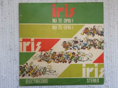 iris nu te opri 1988 disc vinyl lp muzica hard rock electrecord ST EDE 03370 VG foto