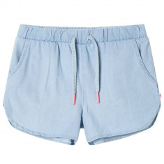 Pantaloni scurti pentru copii, albastru denim pal, 104 GartenMobel Dekor