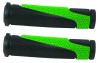 Mansoane Bicicleta Caper L-130mm, Cauciuc TPR, Negru/Verde