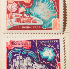 Rusia 1970 Antarctica, anniv. Descoperirii Antarctici serie 2v. MNH,