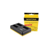 Canon LP-E8 &icirc;ncărcător triplu cu cablu USB tip C - Patona