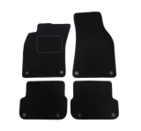 Set covorase auto mocheta velur Audi A6 (C6), 10.2008-03.2011, negru, A-Series